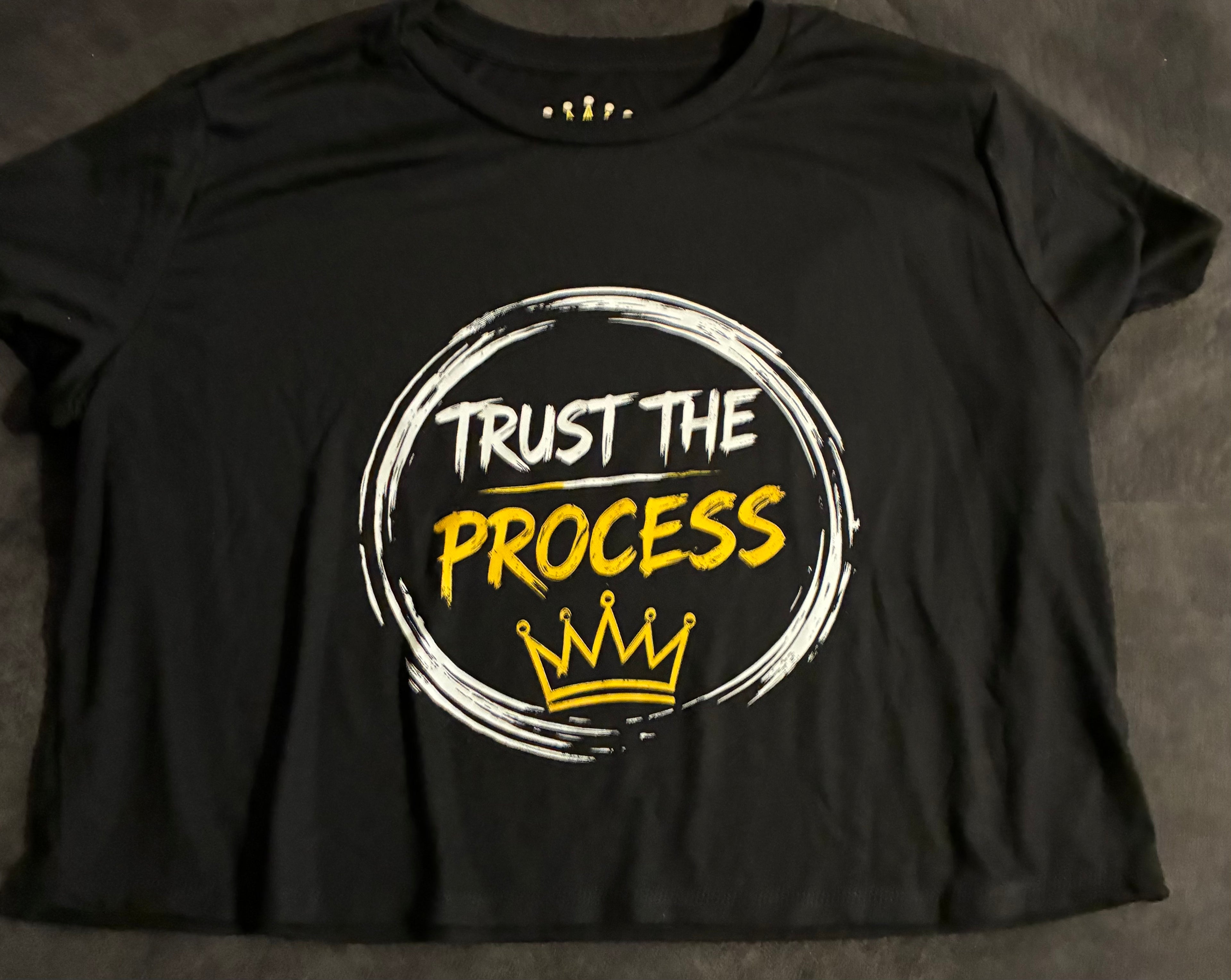 Women crop top trust the process