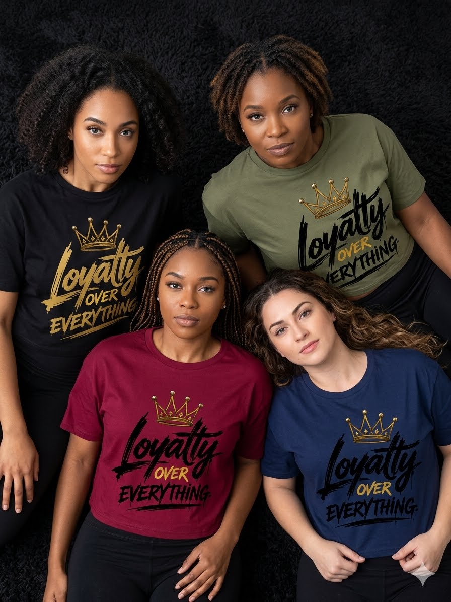 Loyalty Over Everything Crop Top